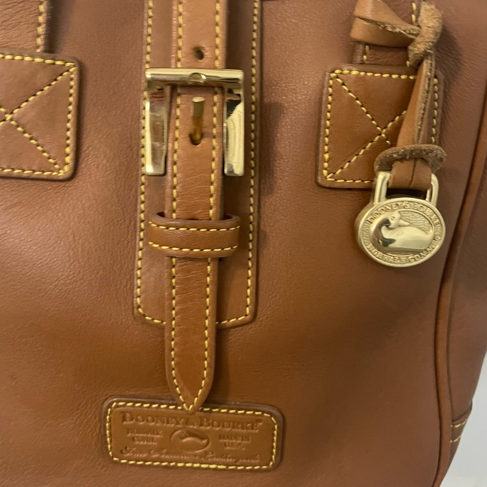 Dooney & Bourke Brown Leather Tote Bag
